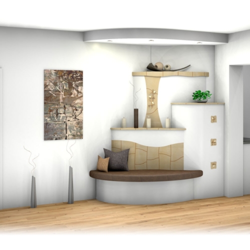 Kachelofen mit Kummer-Keramik