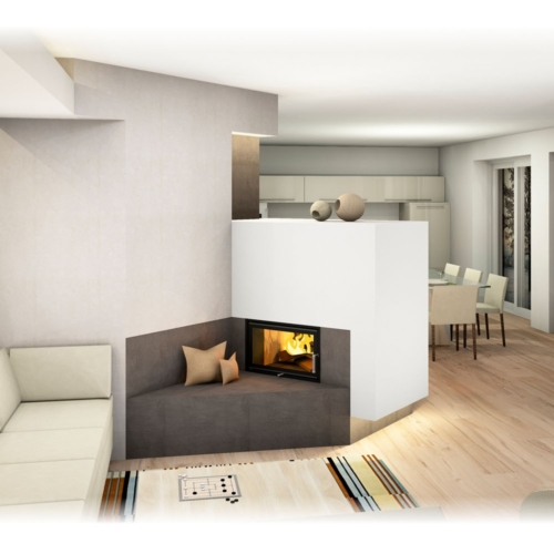 Kachelofen Modern Tunnelofen_