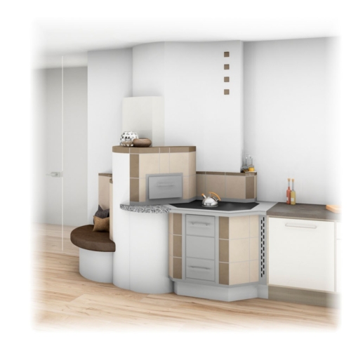 Tischherd Modern mit Bank