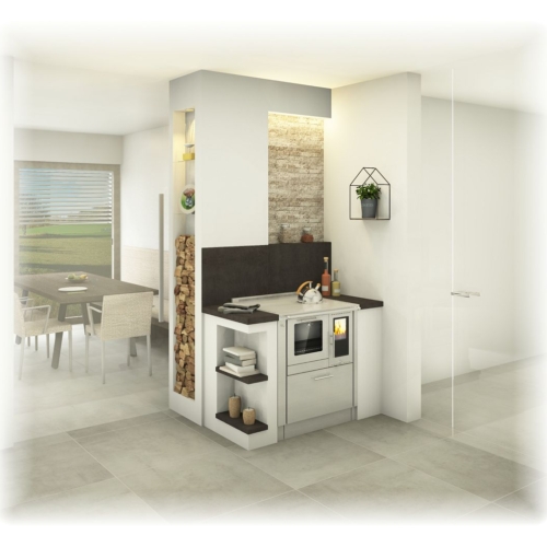 Fertigherd Modern mit Nischen