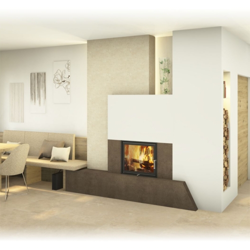 Kachelofen - Modern mit Eckbank