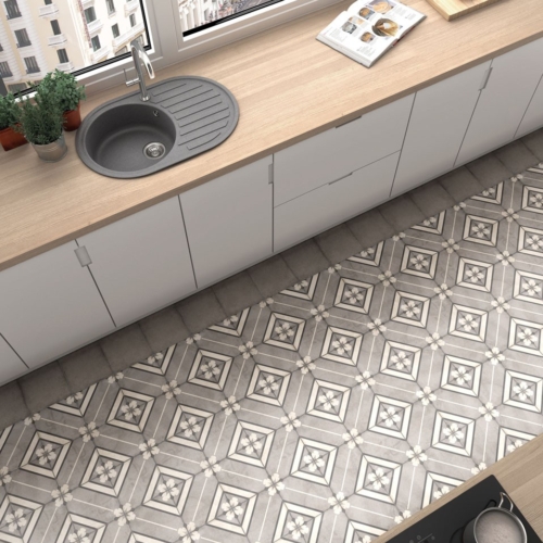 Stylishe und pflegeleichte Bodenfliesen in der Küche