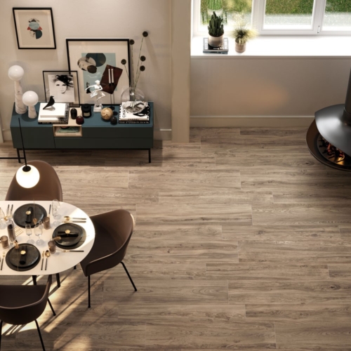 Keramik als Boden im Wohnbereich