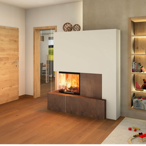 Moderner Eckeinsatz mit Ceraflex und Spielzeugecke (2)