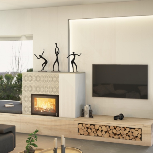 Kamin beim Sitzfenster, Linz