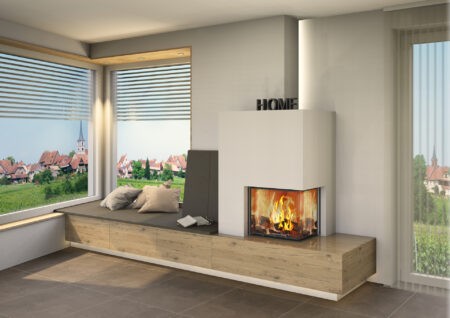 Kamin mit Sitzfenster, Leonding